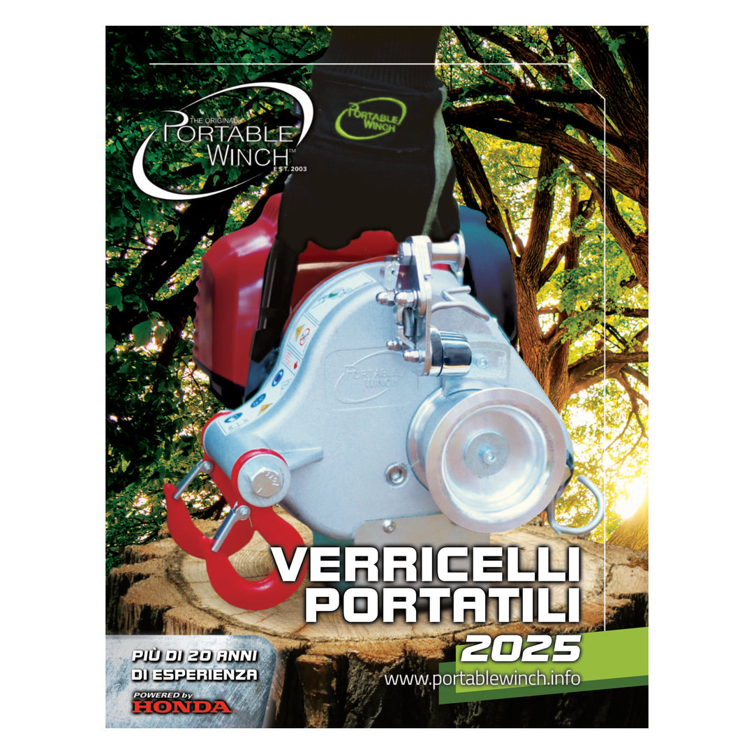 Mini-catalogue de treuils portables italiens 2025