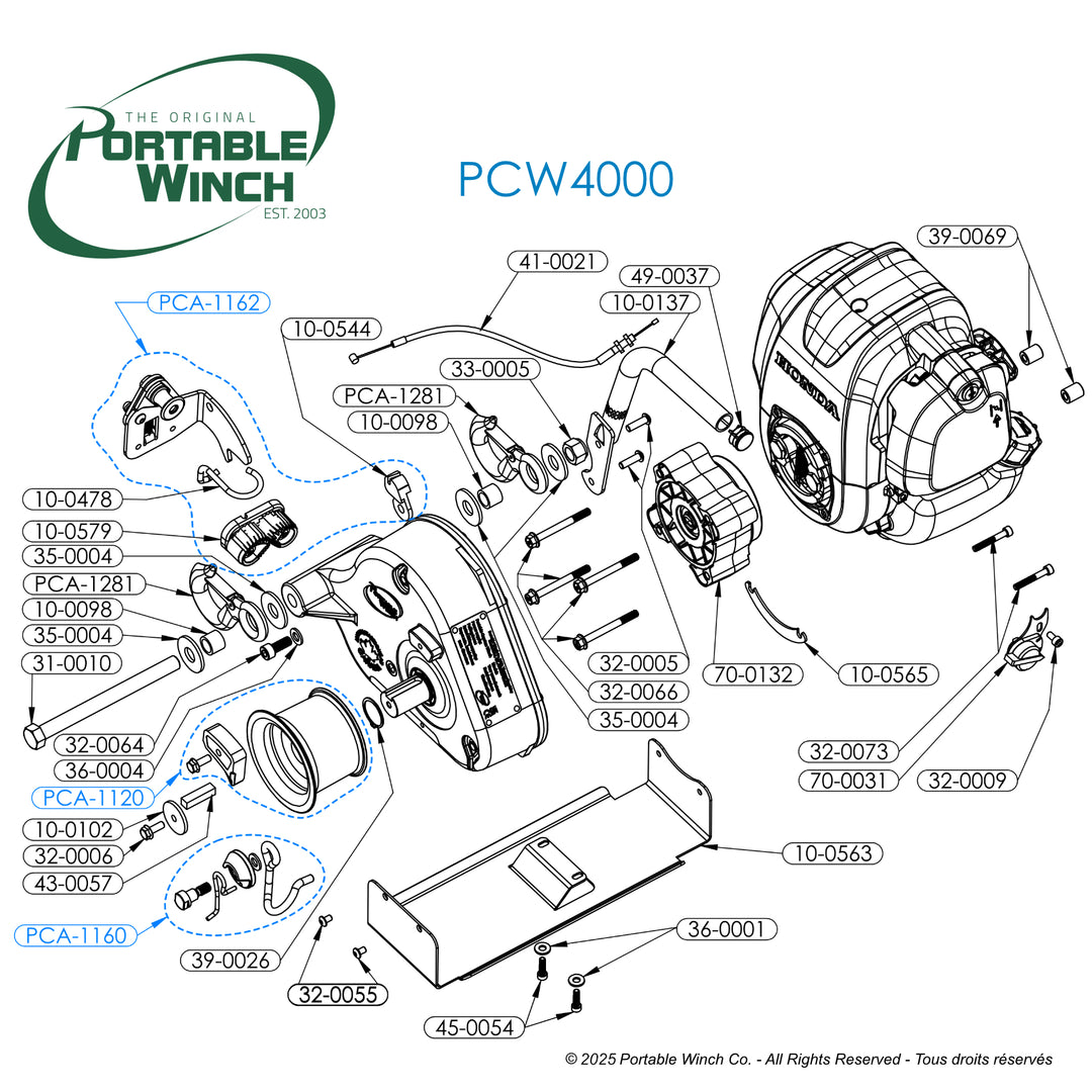 PCW4000 Spare parts