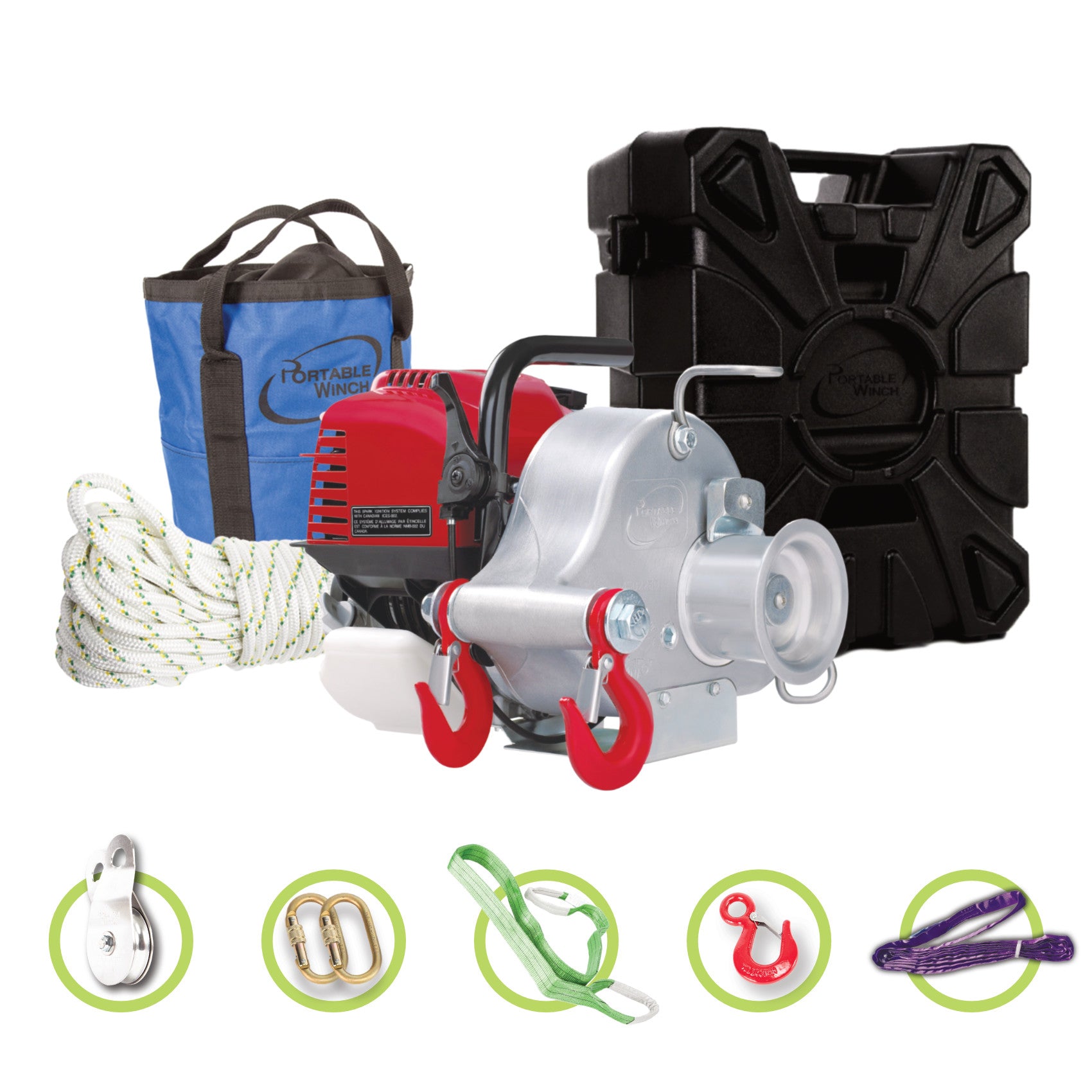 PCW3000P Special Kit Portable Winch AT