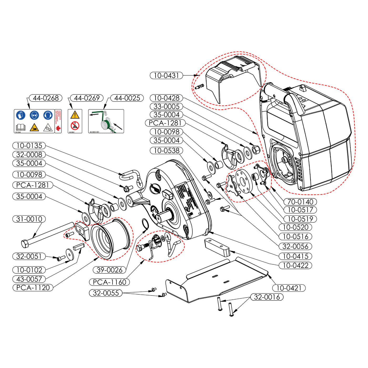 PCW3000-Li Spare parts