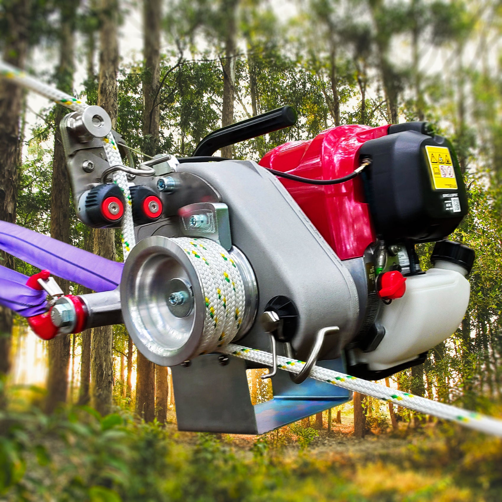 Capstan Automatic Icon PCW4000 Portable Capstan Winch - Honda GX50 motor – Portable Winch AT