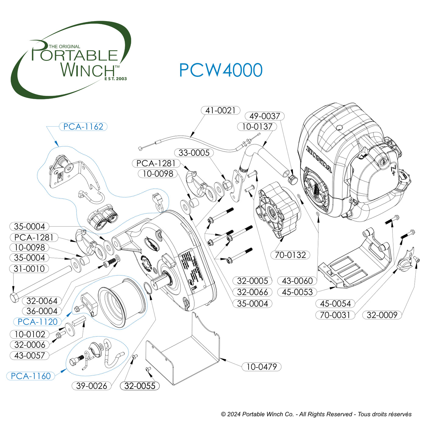 PCW4000 ERSATZTEILE