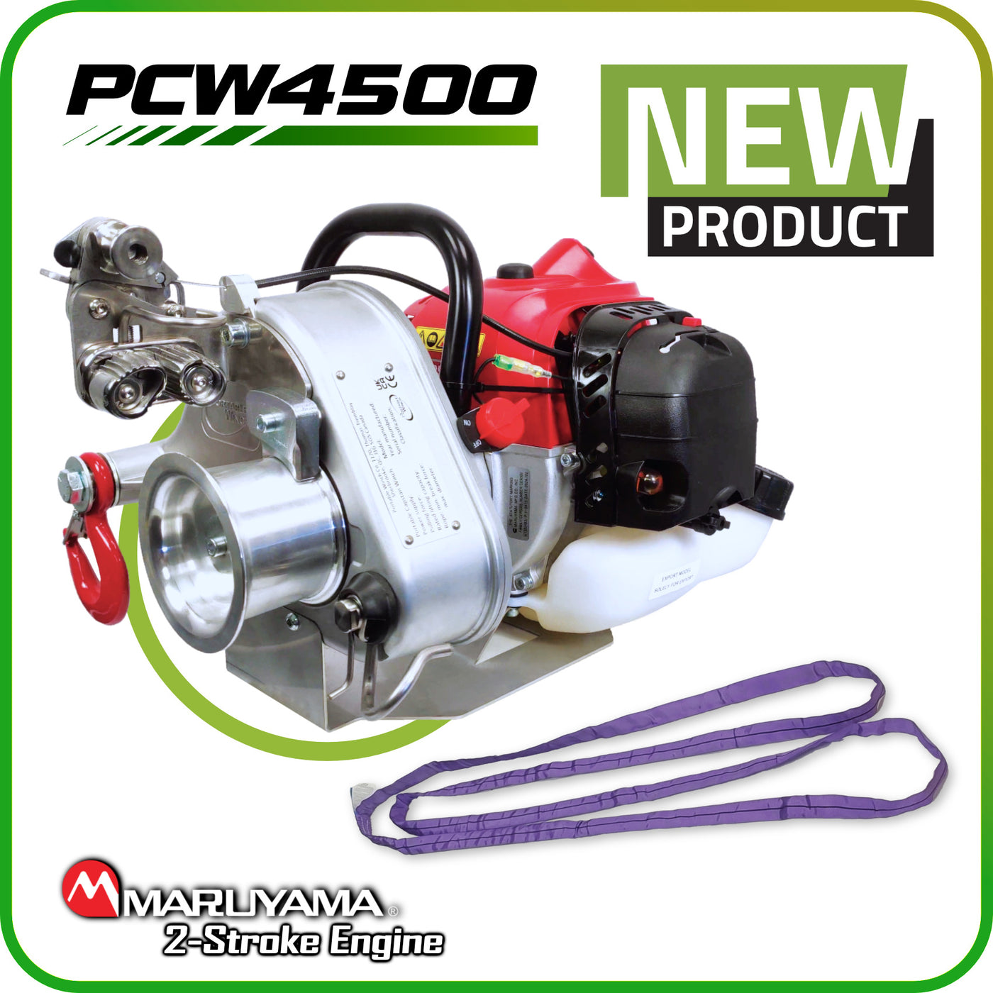 PCW4500 2-stroke winch