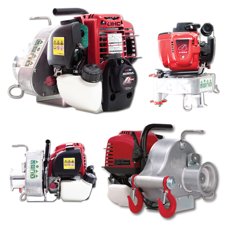 GX35 Petrol-Powered Portable Winch
