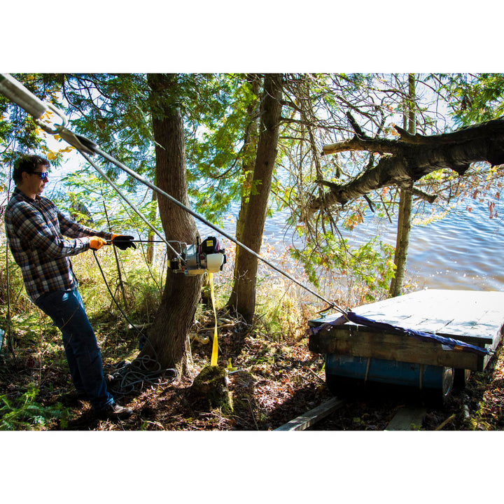 GX35 Petrol-Powered Portable Winch