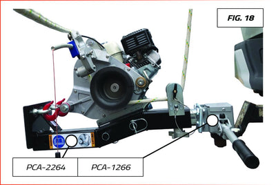 Heck-pack anchoring system with adaptor for 50mm towing balls